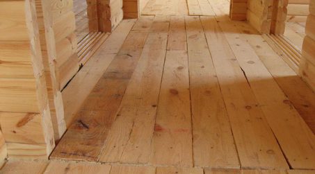 Какие бывают полы в деревянном доме